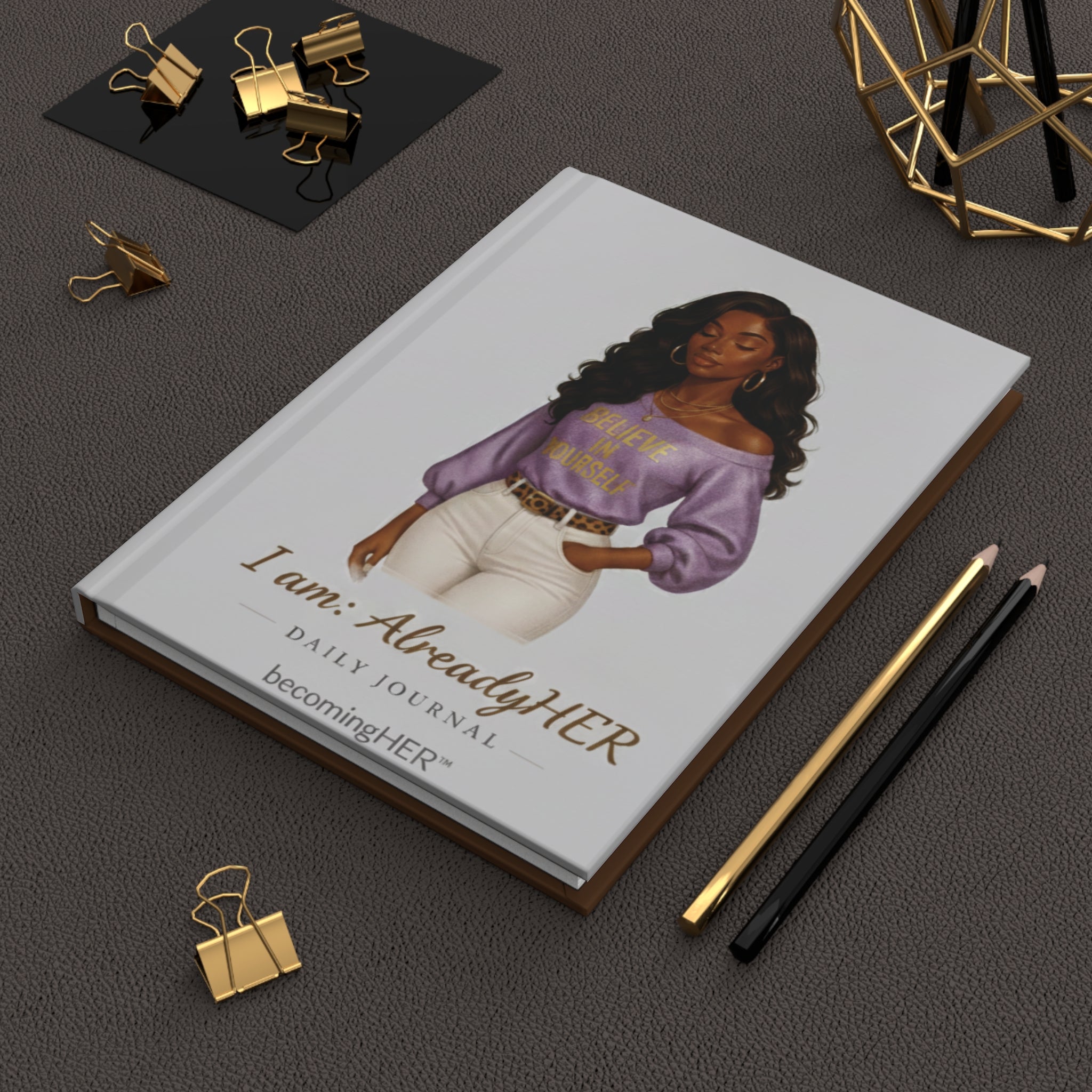 I Am: AlreadyHER Hardcover Open Journal + Listening Experience